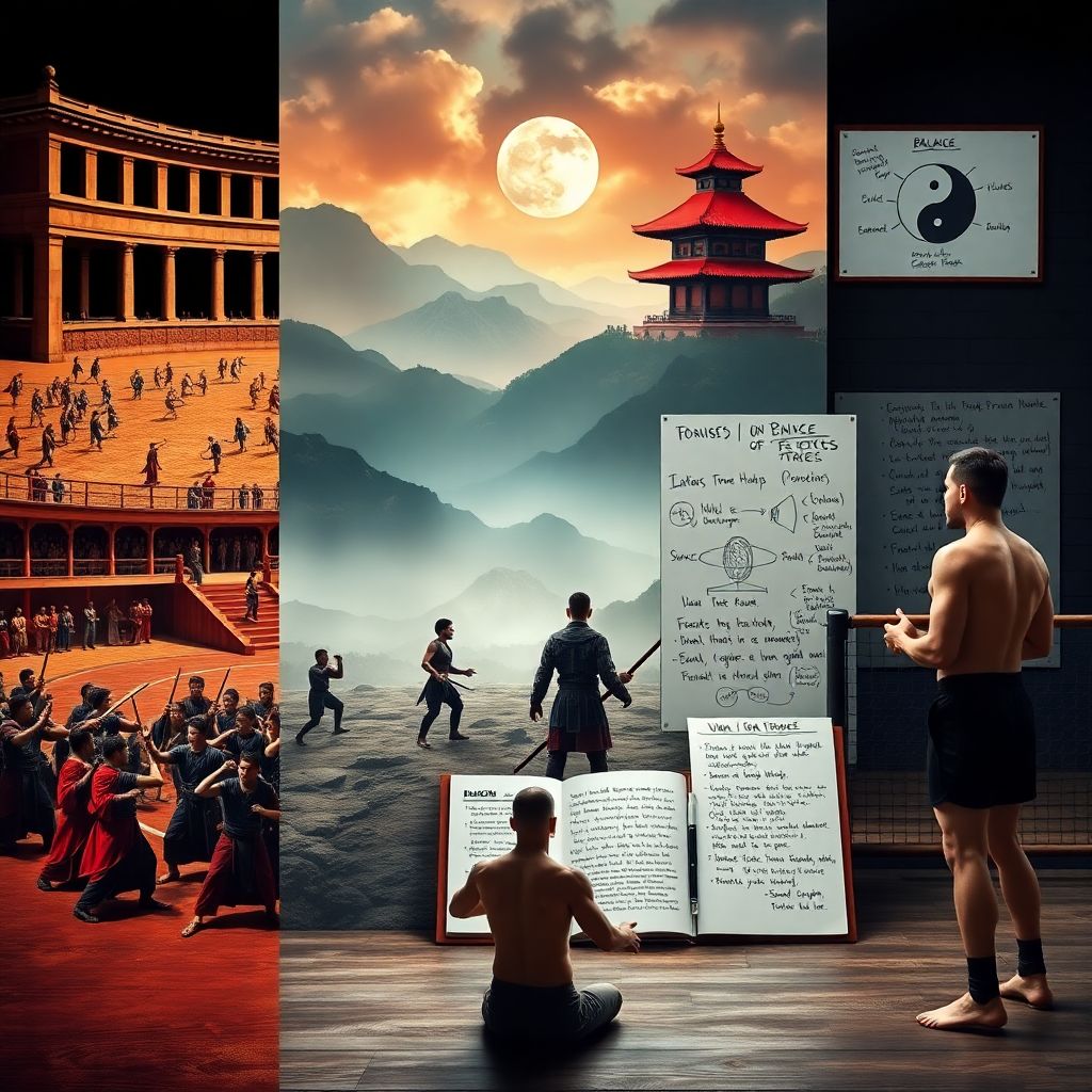 Как философские идеи формируют стиль боя и влияют на развитие бойца