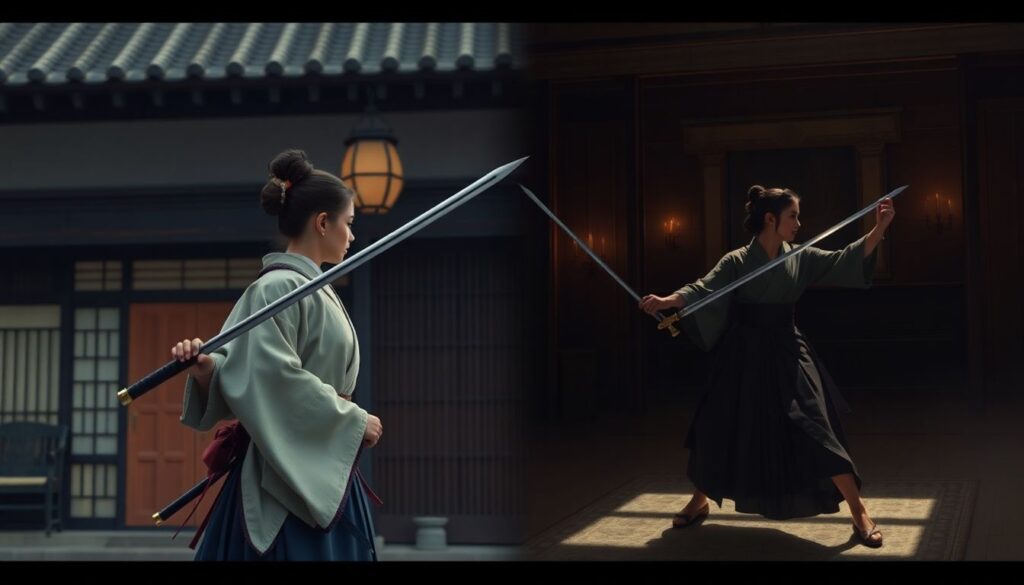 История женских традиций в боевых искусствах - иллюстрация