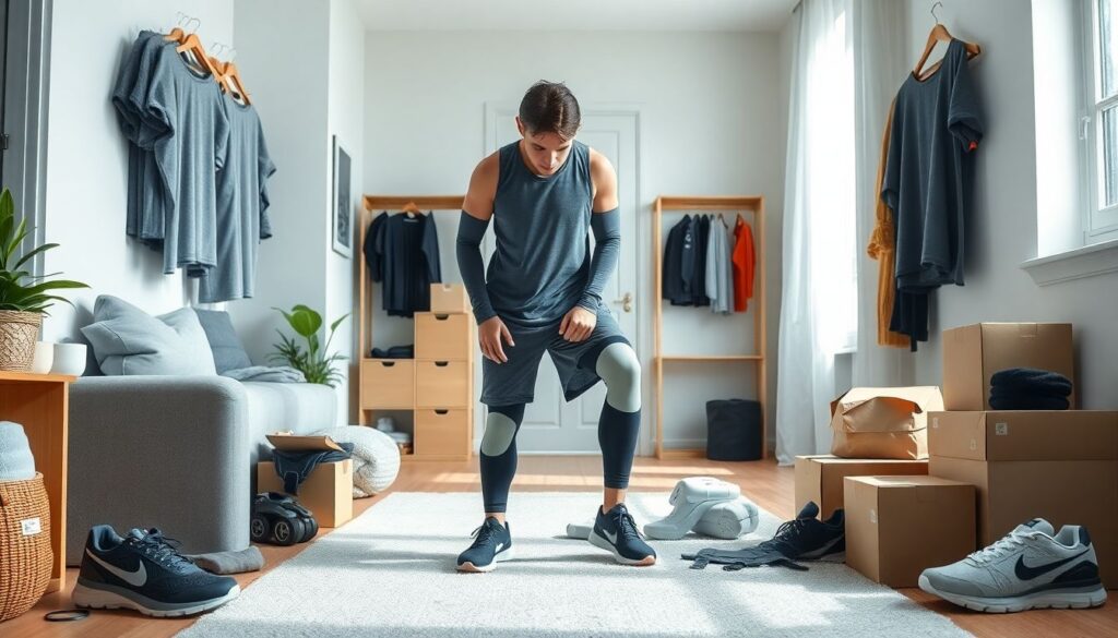 Безопасная одежда и экипировка для тренировок - иллюстрация