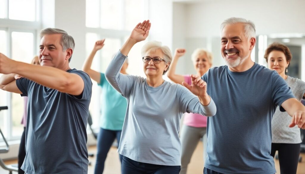 Безопасные тренировки для пожилых спортсменов - иллюстрация