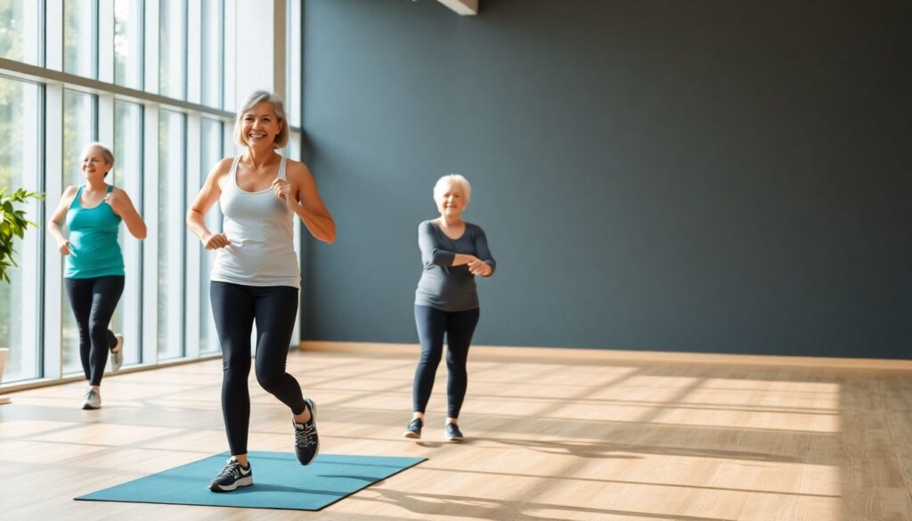 Безопасные тренировки для пожилых спортсменов - иллюстрация