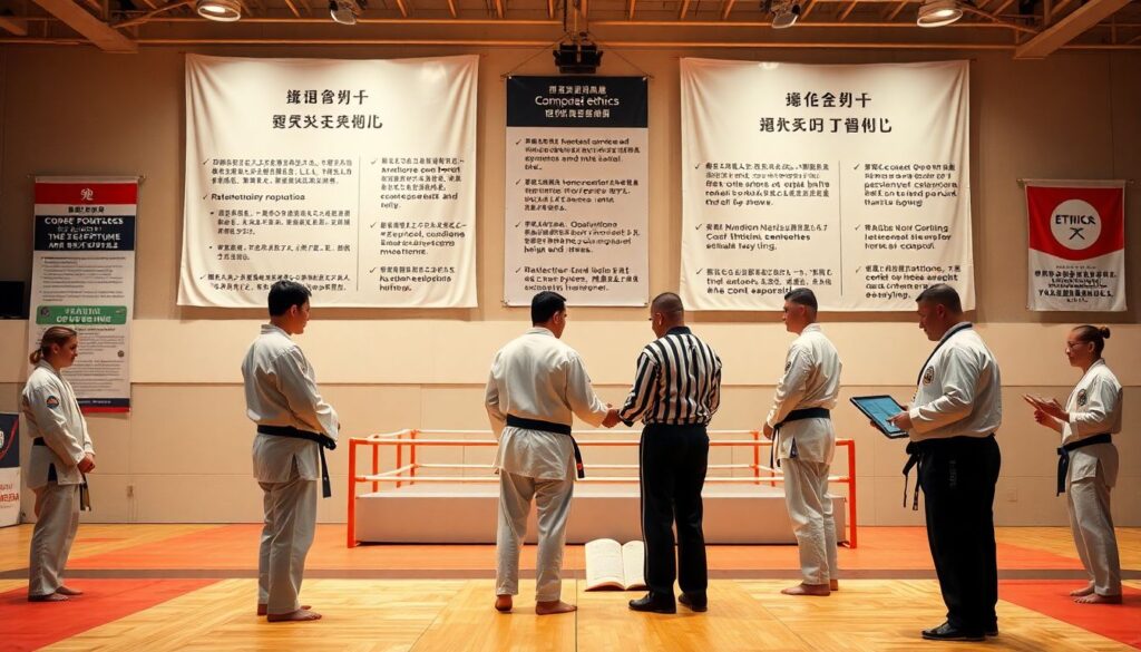 Этические нормы и правила в современных единоборствах - иллюстрация