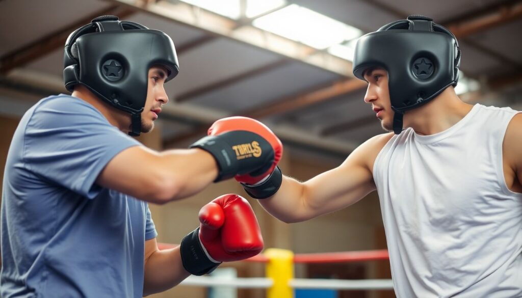 Безопасность головы и шеи на тренировках - иллюстрация